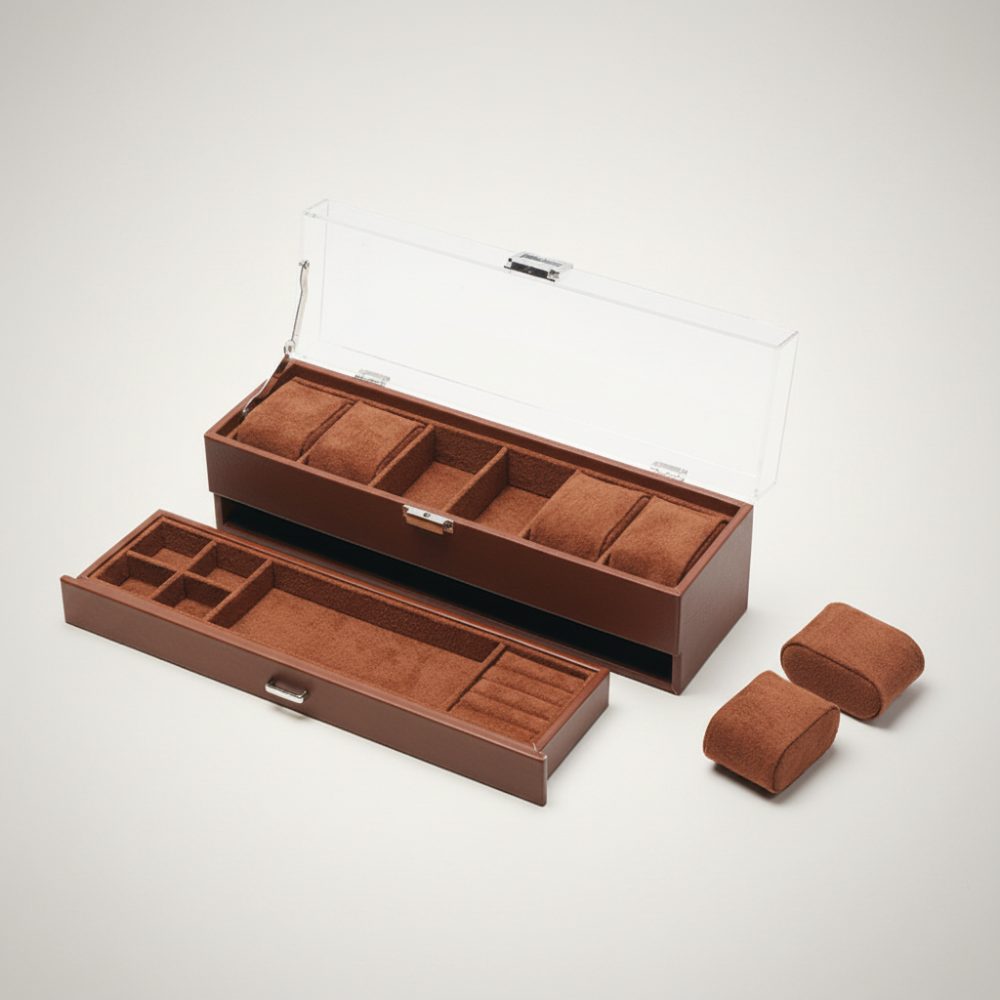 6-Slot Storage Case for Watches - Mother's Day Organizer