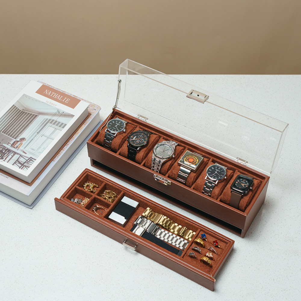 6-Slot Storage Case for Watches - Mother's Day Organizer