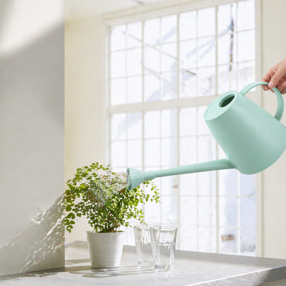 Plastic Watering Can with Long Spout for Indoor and Outdoor Plants