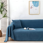Textured Throw Blanket for Sofa and Couch Protection