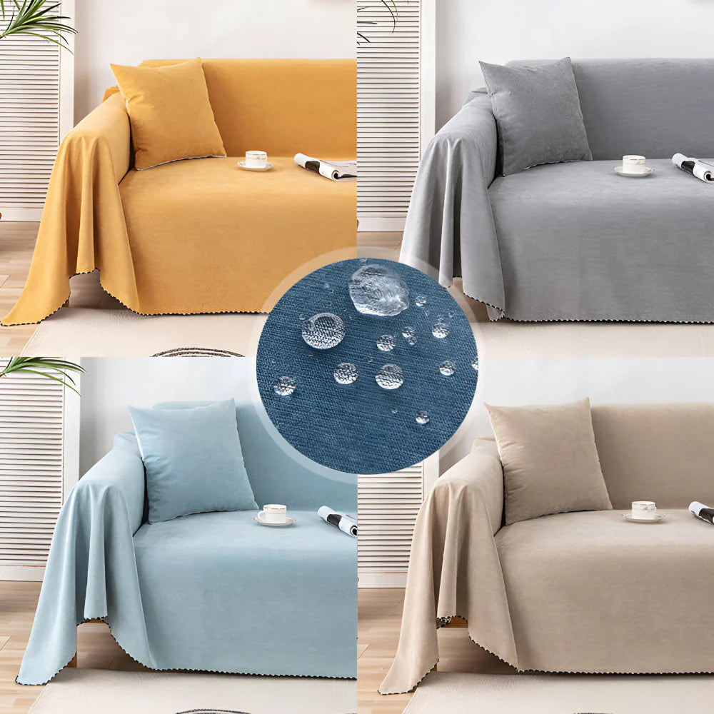 Textured Throw Blanket for Sofa and Couch Protection