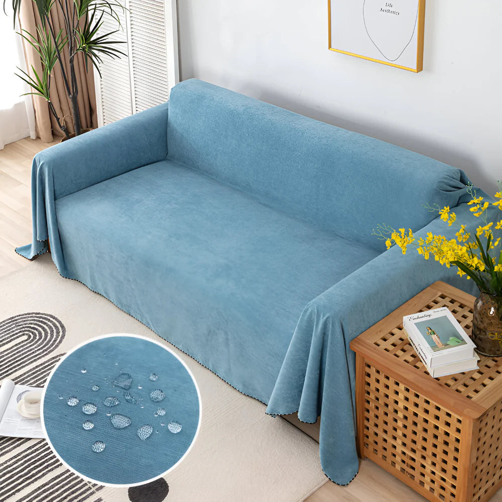 Textured Throw Blanket for Sofa and Couch Protection
