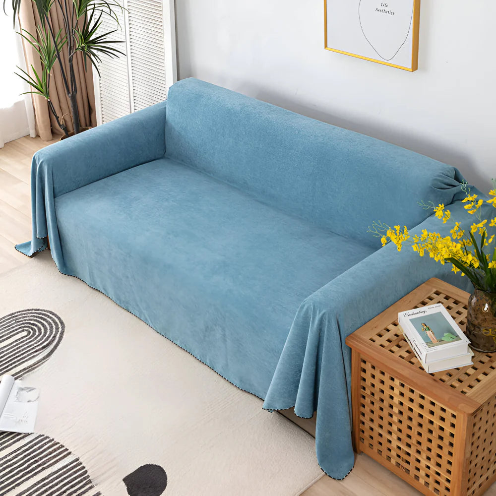 Textured Throw Blanket for Sofa and Couch Protection
