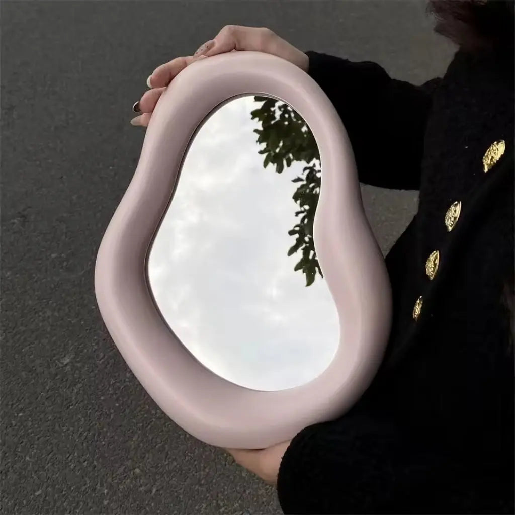 Fluid Form Mirror - Elegant Accent Piece