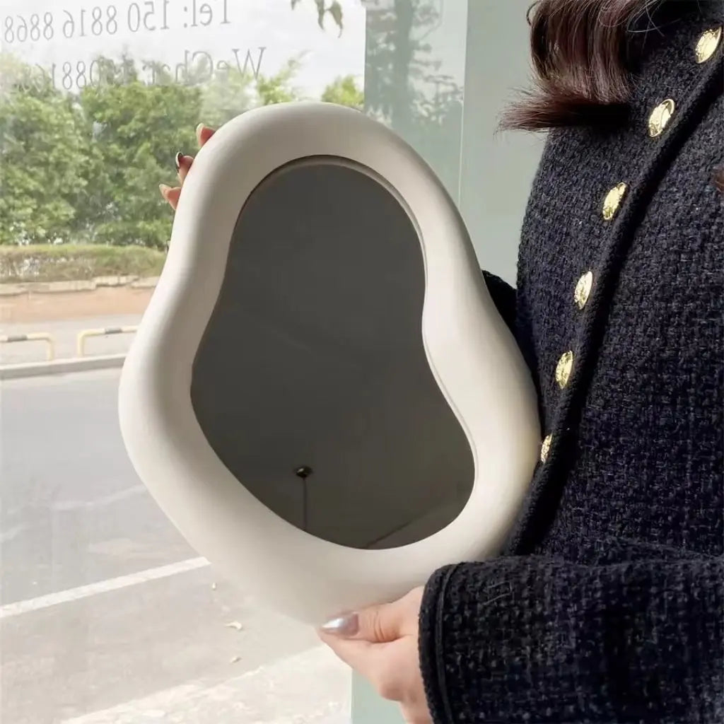 Fluid Form Mirror - Elegant Accent Piece