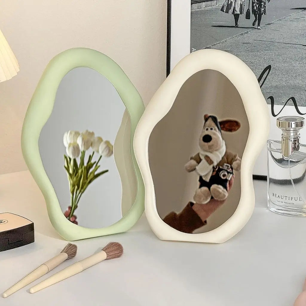 Fluid Form Mirror - Elegant Accent Piece