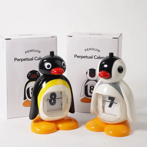 Charming Penguin Perpetual Calendar for Year-Round Organization
