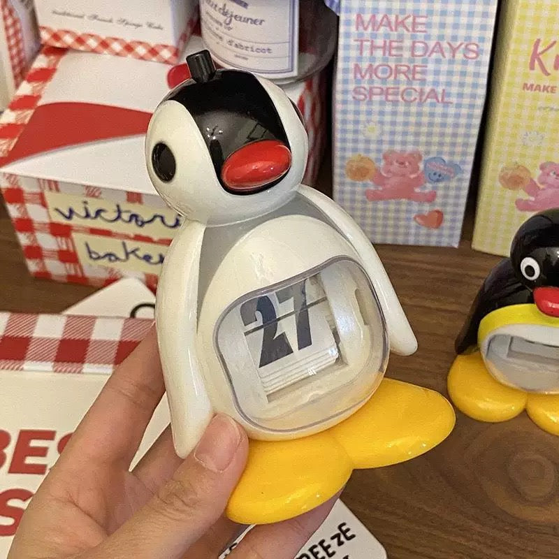 Charming Penguin Perpetual Calendar for Year-Round Organization
