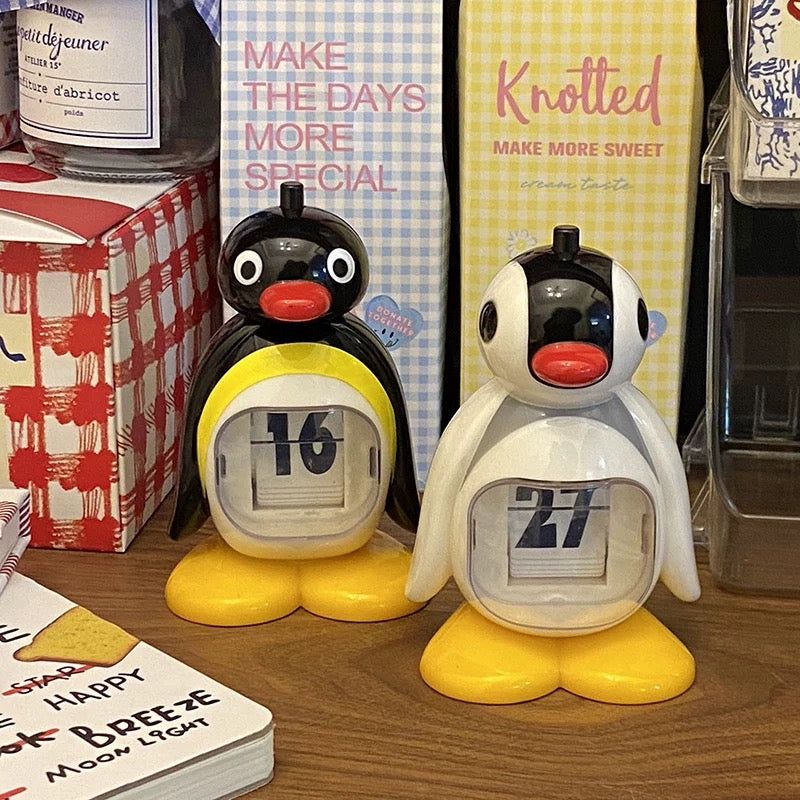 Charming Penguin Perpetual Calendar for Year-Round Organization