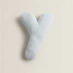 Cozy Fleece Pillows with Alphabet Letter Design – Cotton and Polyester Fill