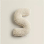 Cozy Fleece Pillows with Alphabet Letter Design – Cotton and Polyester Fill