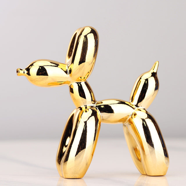Playful Balloon Dog Figurine – High-Quality Resin Home Decoration