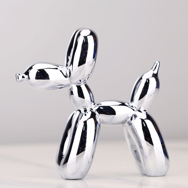 Playful Balloon Dog Figurine – High-Quality Resin Home Decoration