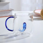 Charming 3D Animal-Themed Borosilicate Glass Cup