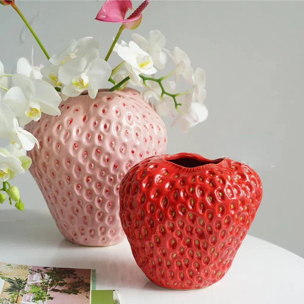 Charming Ceramic Floral Display Vessel
