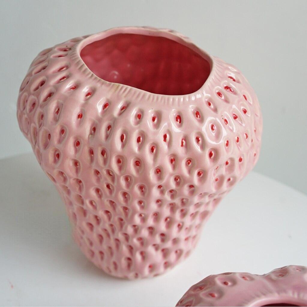 Charming Ceramic Floral Display Vessel