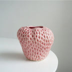 Charming Ceramic Floral Display Vessel