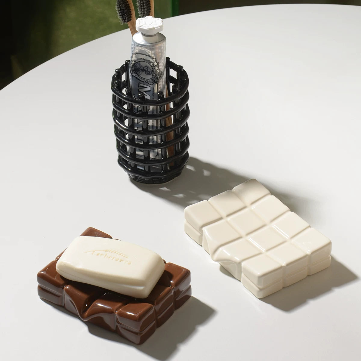 Charming Artisan Soap Holder for Elegant Spaces