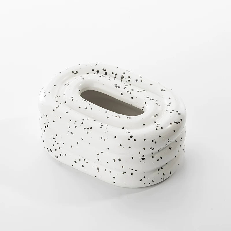 Artistic Ceramic Tissues Dispenser for Stylish Homes