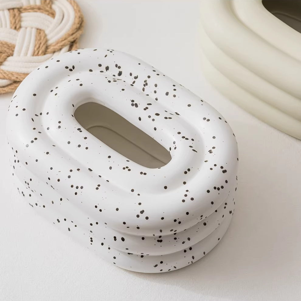 Artistic Ceramic Tissues Dispenser for Stylish Homes