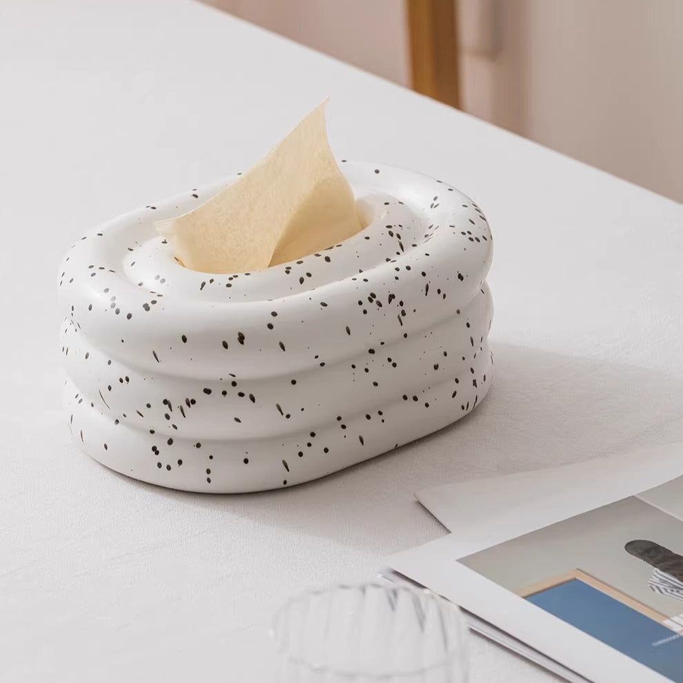 Artistic Ceramic Tissues Dispenser for Stylish Homes