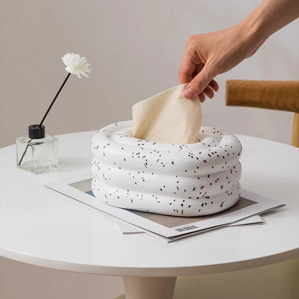 Artistic Ceramic Tissues Dispenser for Stylish Homes