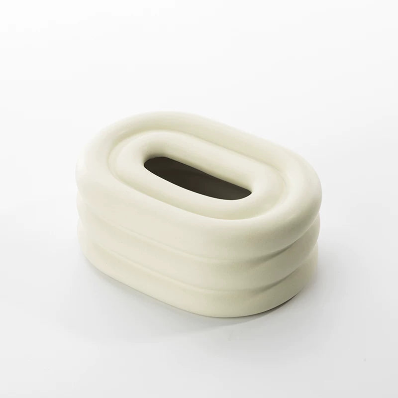 Artistic Ceramic Tissues Dispenser for Stylish Homes