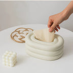 Artistic Ceramic Tissues Dispenser for Stylish Homes