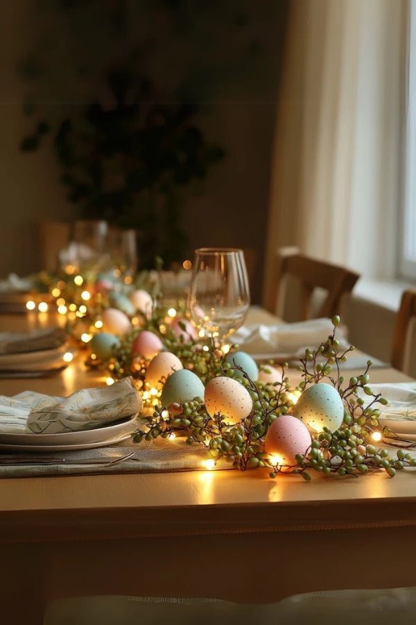 Charming Springtime Egg and Floral Garland