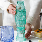 Charming Stackable Glass Tumblers for Vibrant Dining