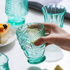 Charming Stackable Glass Tumblers for Vibrant Dining