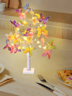 Charming LED Floral Butterfly Lamp