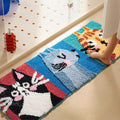Charming Cat-Themed Microfiber Floor Mat