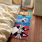 Charming Cat-Themed Microfiber Floor Mat