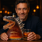Decorative Glass Bottle for Whiskey Decanter - Monster Design for Bar