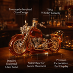 Motorcycle-Shaped Whiskey Decanter for Bar Display