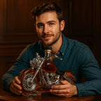 Motorcycle-Shaped Whiskey Decanter for Bar Display