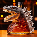 Decorative Glass Bottle for Whiskey Decanter - Monster Design for Bar