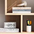 3-Tier White MDF Bookshelf – Compact Minimalist Design for Home Office