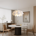 Pendant Light with White Flower Shade