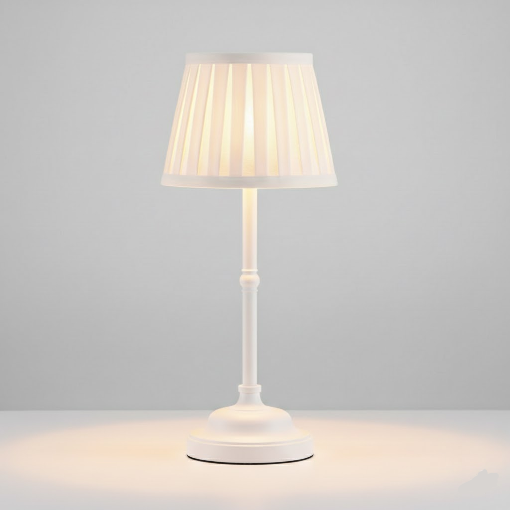 Touch Dimmable LED Table Lamp - Cordless and Rechargeable in Brass