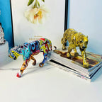 Leopard Figurine – Nature-Themed Decorative Art for Home and Office