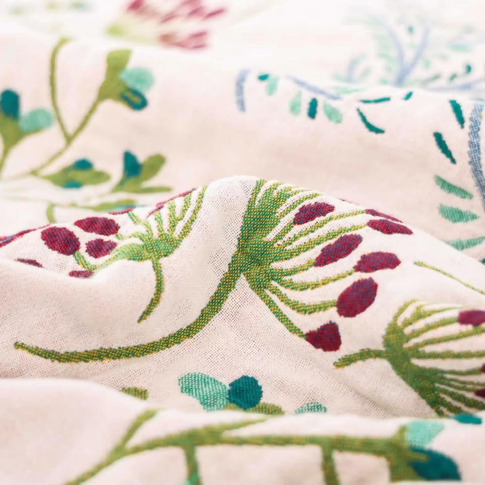 Wildflower | Soft organic cotton throw blanket 3