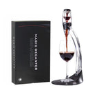Elegant Wine Decanter Set with Aerator for Improved Flavor Enhancement