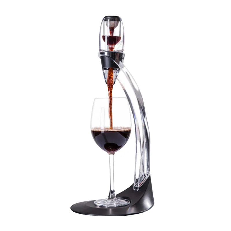 Elegant Wine Decanter Set with Aerator for Improved Flavor Enhancement