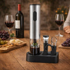 Rechargeable Electric Wine Opener Set - Stainless Steel Tool