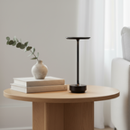 Cordless Touch-Dimmed LED Lamp – Aluminum Design for Indoor Use, 48 Hours Battery, Weather Resistant