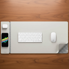 ElegantTech Dual-Surface Wireless Charging Desk Mat