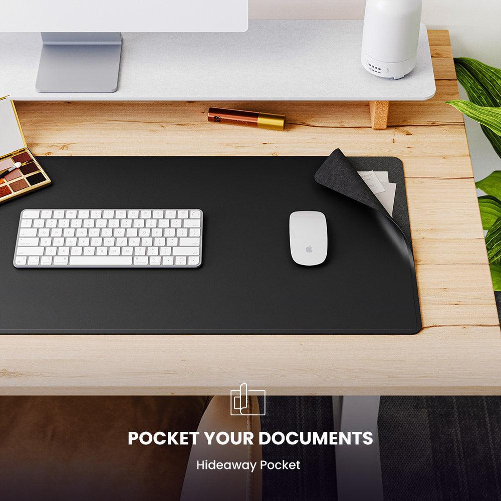 ElegantTech Dual-Surface Wireless Charging Desk Mat