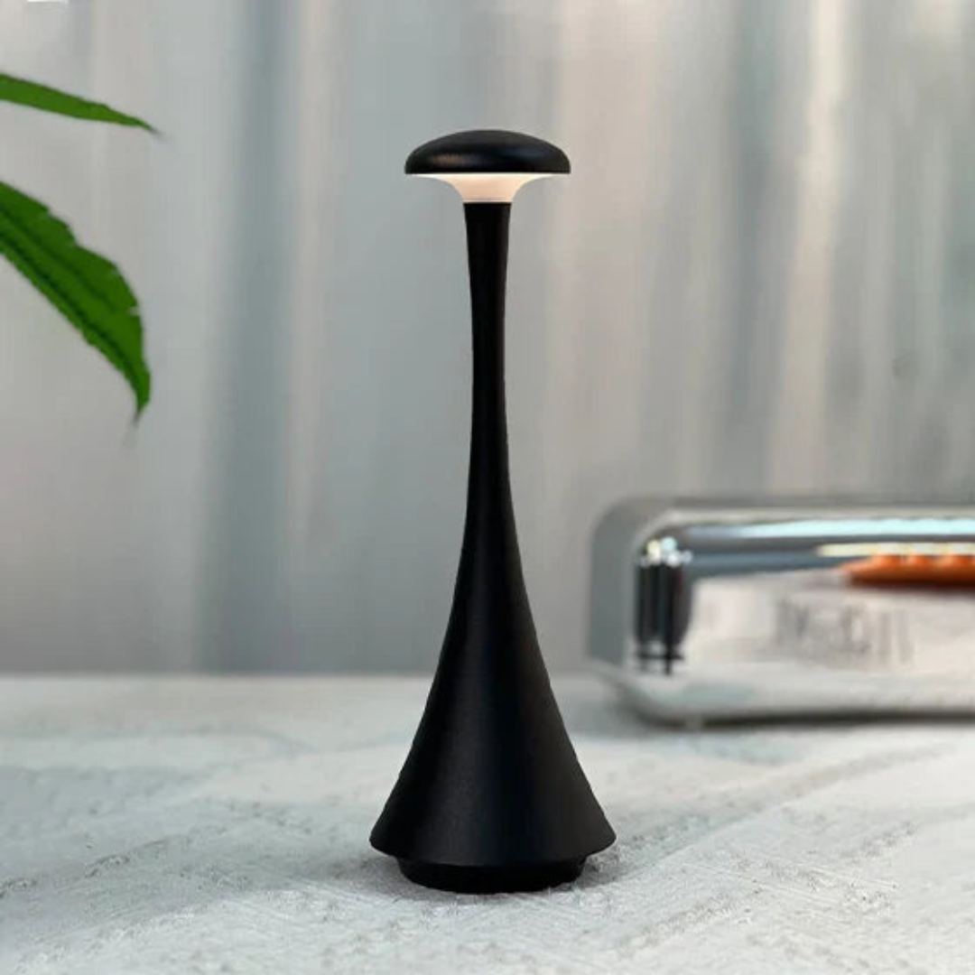 Touch Control Dimmable Lamp – Wireless Rechargeable Table Light for Bedside or Desk, Modern Style